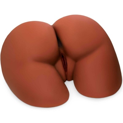PDX Plus Perfect Ass XL Brown Double Entry Masturbator