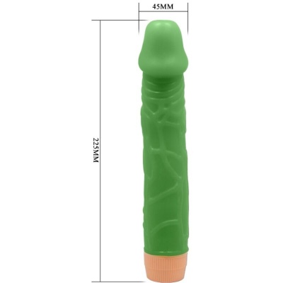 Baile Bill Realistic Vibrator 22.5 CM Green - image 5