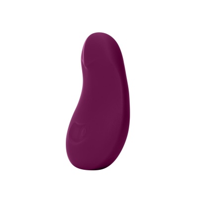 Foto van Dame Products - Pom Flexibele Vibrator - Donker Rood