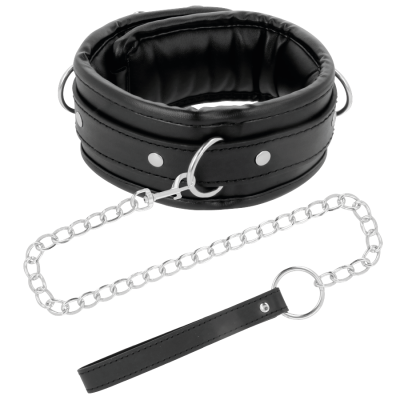 Soft Leather Necklace With Chain - image 2