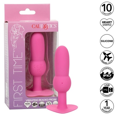 Calexotics First Time Anal Plug Beaded Probe Calexotics First Time Anal Plug Beaded Probe