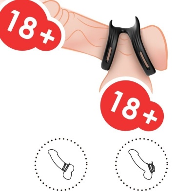 Armony Dualring Double Elastic Ring Black - image 3