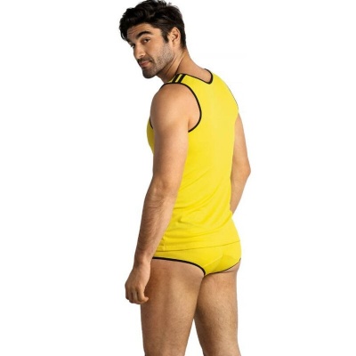 Anais Men Tokio Top L - Yellow Modal Sleeveless - image 2