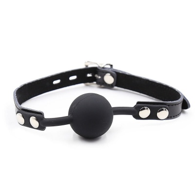 Ohmama Fetish Silicone Ball Gag With Lock - image 2