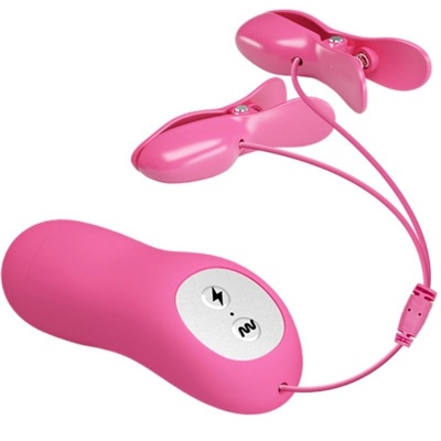 Romantic Wave clamps With Vibration And Fuchsia Electroshock - image 3