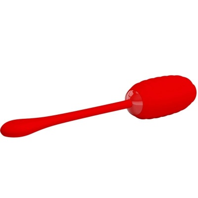 Pretty Love — Kirk Rechargeable Vibrating Egg Red - image 4