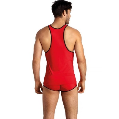 Anais Men Soul Top M - Red & Black Trim - image 2