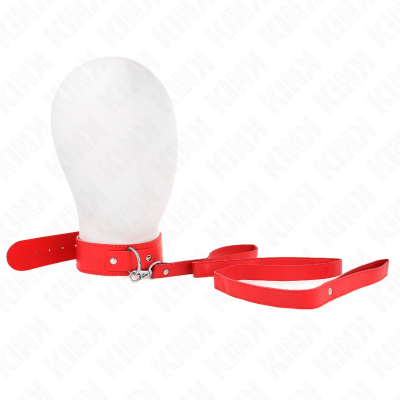 Necklace With Belt 116 CM Red Strap Adjustable 32-50 CM X 8 CM - image 1