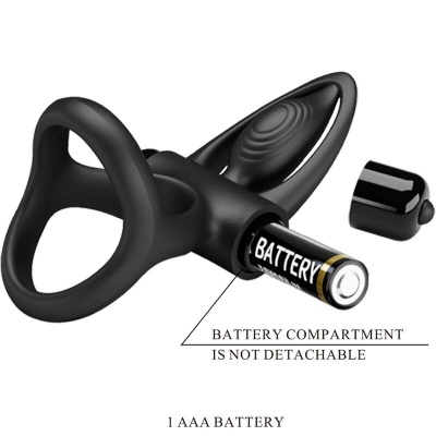 Pretty Love Vibrating Ring 10 Functions Black - image 8