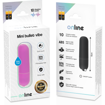 Online Mini Bullet Vibrator Purple - image 4