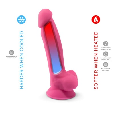 Silexd Model 1 Premium Silicone Dildo 17.5cm Pink - image 4
