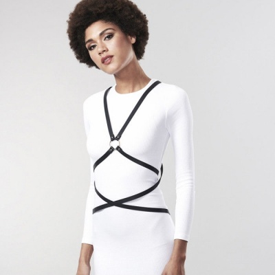 Bijoux Indiscrets Maze Multi-Way Harness Black - image 3