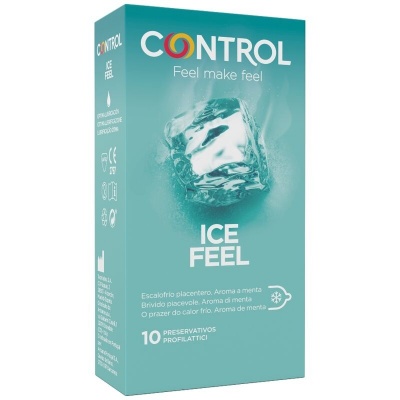 Control Ice Feel Cool Effect Condoms 10pk - image 1