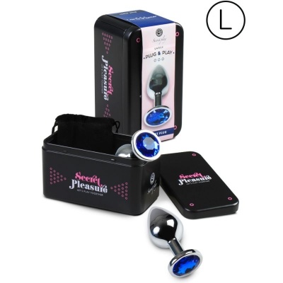 Anal Plug Size L Blue - image 2
