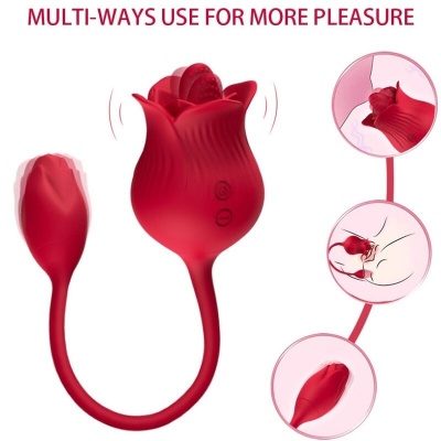 Armony Pink Clitoral Stimulator with Tail Red - image 2