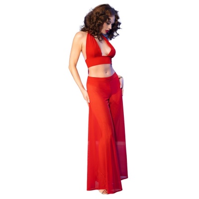 Chilirose CR 4857 Red Top and Pants Set, M - image 2