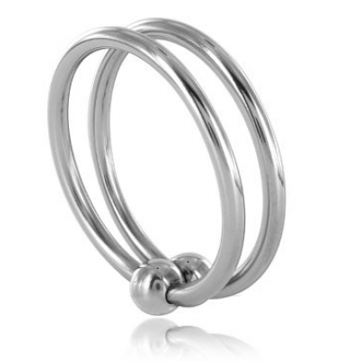 Metal Hard Double Steel Ring 30mm Penis Ring