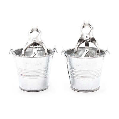 Ohmama Fetish Nipple Clamps With Buckets - image 2
