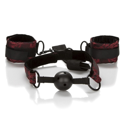 Calexotics Scandal Ball Gag with Handcuffs