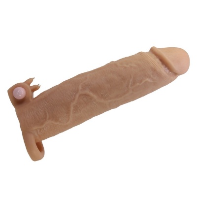 Xerxes Penis Sleeve With Clitoral Stimulator And Vibration - image 4