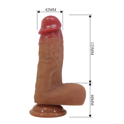 Pretty Love Curtis Realistic Silicone Dildo 17.3cm - image 7