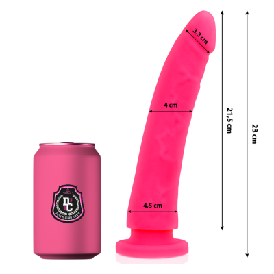 Deltaclub Pink Medical Silicone Dildo 23 CM