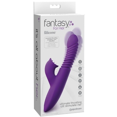 Fantasy for Her Clitoris Stimulator Heat Vibration Violet - image 5