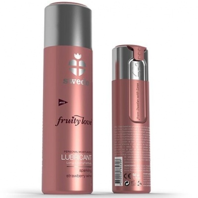 SWEDE Fruity Love Lubricant Sparkling Strawberry Wine 100ML