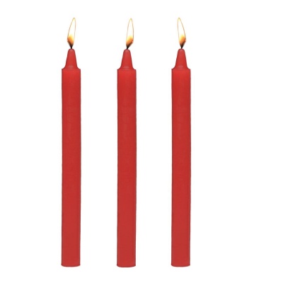 Foto van XR Brands - Fire Sticks Fetish Drip Kaarsen - Rood