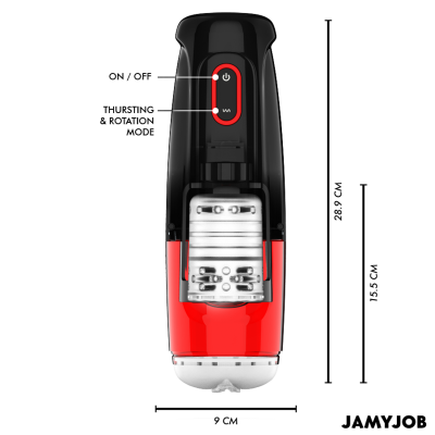 Jamyjob Storm Automatic Masturbator 10 Rotation Modes - image 3