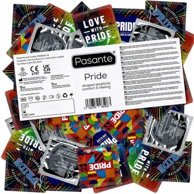 Pasante Pride Natural Tapered Condoms 144pk Pasante Pride Natural Tapered Condoms 144pk