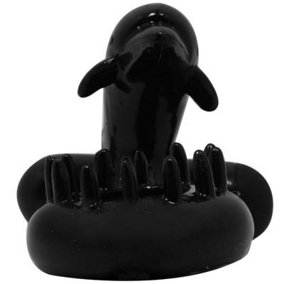 Baile Sweet Ring Ring With Clitoris Stimulator Dolphin - image 5