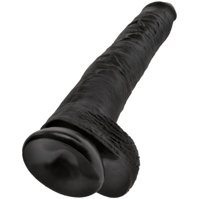 King Cock Realistic Penis with Balls 30.5cm Black - image 5