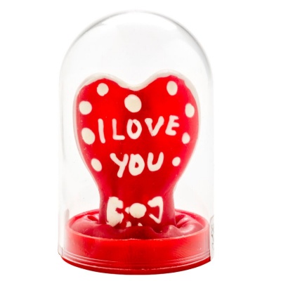 Condomerie Hand-Painted Novelty Condoms Heart - image 1