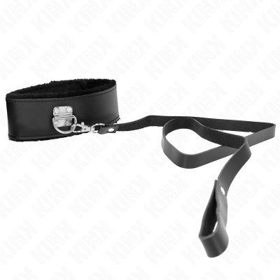 KINK Necklace Black Leather Lace 40-48cm - image 4