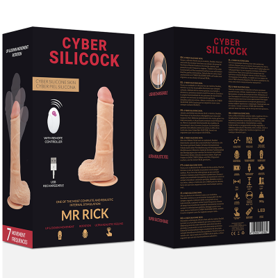 Cyber Silicock Mr Rick Realistic Vibrator 20.9CM - image 7
