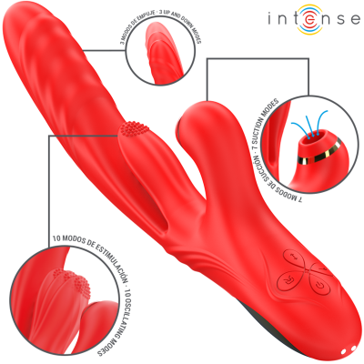 Intense Karol Multifunction Vibrator Red - image 2