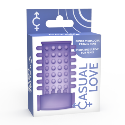 Casual Love Vibrating Sleeve Purple - image 5