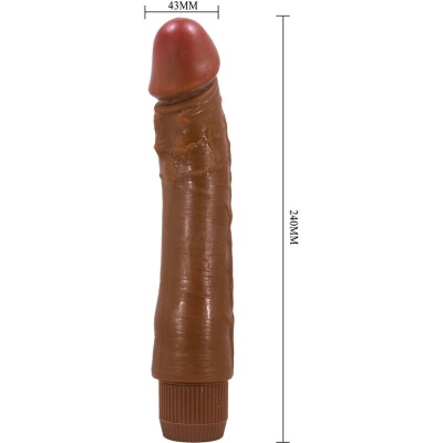 Baile Dybbuk Realistic Vibrator 24 CM Mulatto - image 5