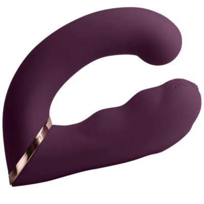 Rocks-Off Gemini Dual Vibrator G-spot Clitoris Stimulator Purple - image 2
