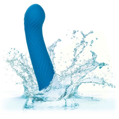 CalExotics Wave Rider Ripple Anal Plug Blue - image 8