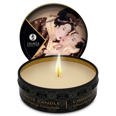Shunga Mini Caress Chocolate Massage Candle 30ml