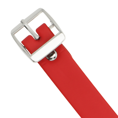Coquette Red Vegan Leather Fetish Choker - image 4