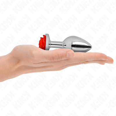 Kink Anal Plug Rose Red Medium