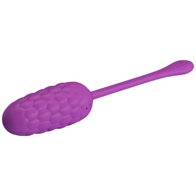 Pretty Love Purple Vibrating Egg Marine Texture Rechargeable - image 3