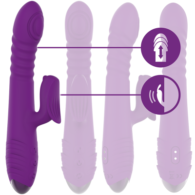 Intense Iggy Multifunction Vibrator Up Down Purple - image 2