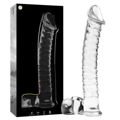 Nebula Series Model 23 Clear Glass Dildo 21.5cm - image 2
