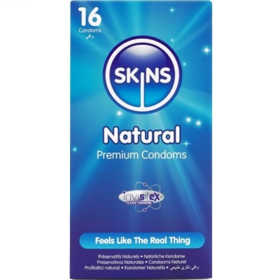 Skins Natural Premium Condoms 16 Units - image 1