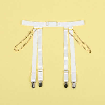 Subblime Body with Chains & Garter Belt White S/M - image 8