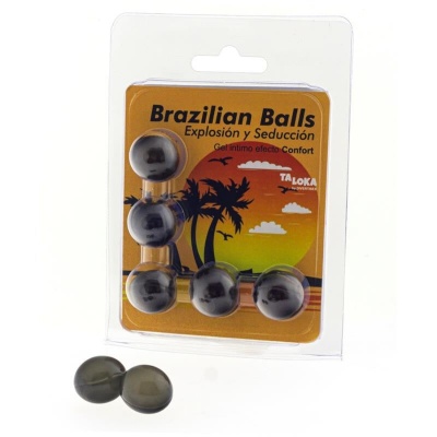 Taloka 5 Brazilian Balls Comfort Effect Exciting Gel Taloka 5 Brazilian Balls Comfort Effect Exciting Gel